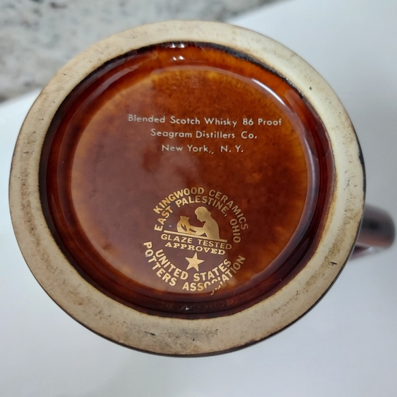 Vintage Seagrams 100 Pipers Scotch Whiskey Jug Pitcher - Picture 3 of 4